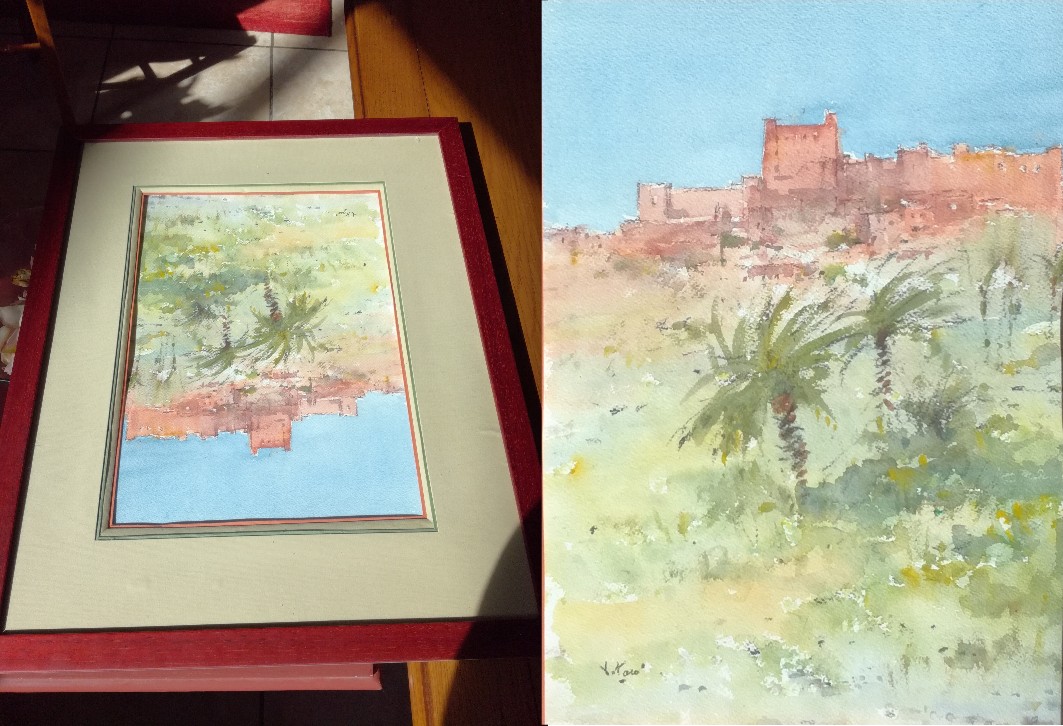 Photographier des tableaux en trapèze
